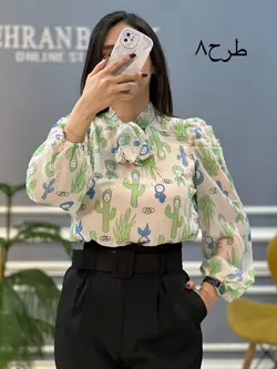 شومیز آستین پفی کد 653