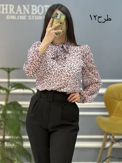 شومیز آستین پفی کد 653