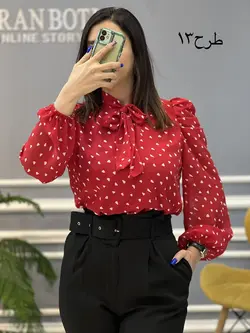 شومیز آستین پفی کد 653