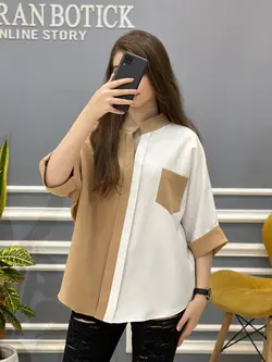 شومیز تک جیب کد 635