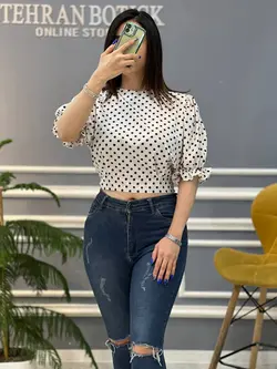 شومیز توپ توپی کد 549