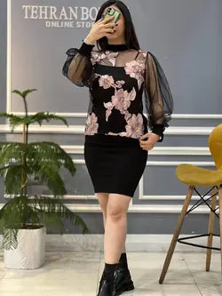 شومیز گل برجسته کد 544