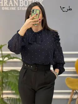 شومیز آستین پفی کد 526