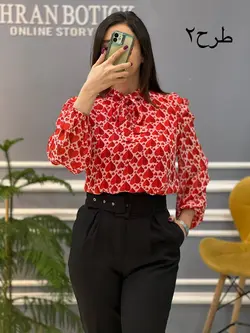 شومیز آستین پفی کد 526