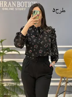 شومیز آستین پفی کد 526