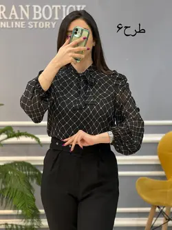 شومیز آستین پفی کد 526