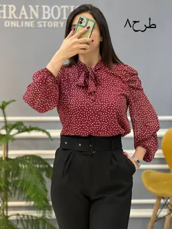 شومیز آستین پفی کد 526