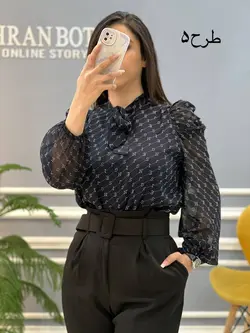 شومیز آستین پفی کد 691