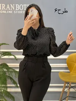 شومیز آستین پفی کد 691