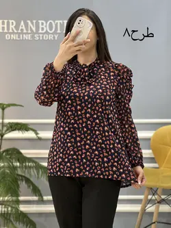 شومیز آستین پفی کد 691