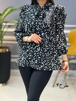 شومیز آستین پفی کد 1282