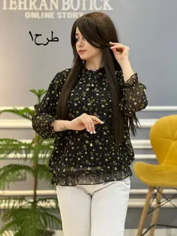 شومیز آستین چین دار کد 367