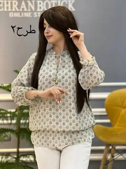 شومیز آستین چین دار کد 367