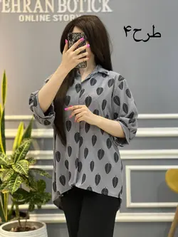 شومیز طرح برگ کد 300