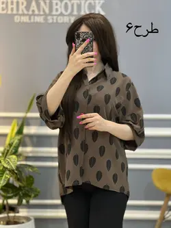 شومیز طرح برگ کد 300