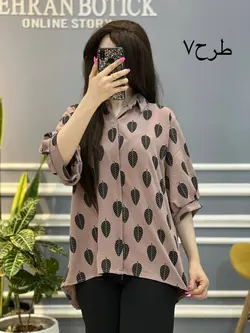 شومیز طرح برگ کد 300