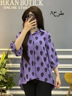 شومیز طرح برگ کد 300