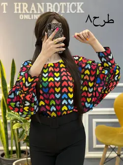شومیز آستین کیمونو کد276