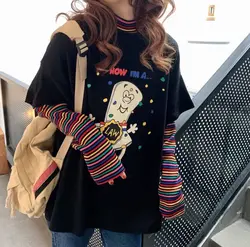 بلوز آستین بلند فانتزی😻