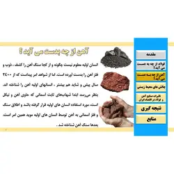 پاورپوینت درباره فرآیندهای مواد معدنی (آهن و فولاد)