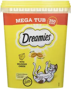 غذای گربه Dreamies Cheese Treats Mega Tub (350g) (May Vary) - ارسال 15 الی 20 روز کاری