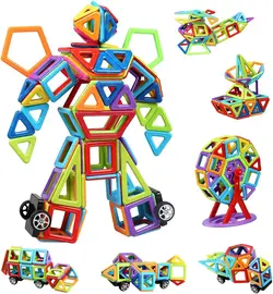 اسباب بازی بلوک های مغناطیسی Faylor 109 Piece Magnetic Building Blocks– ارسال10 الی 15  روز کاری