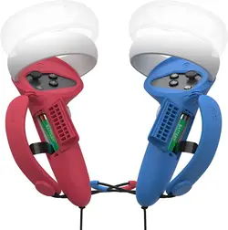 پوشش دسته کنترلر KIWI - برای Beat Saber - سازگار با Quest 2 (RD+BU) - ارسال 10 الی 15  روز کاری