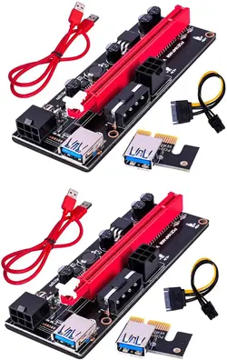 ریزر کارت Blesiya 6-Pin PCI-E PCI Riser-ارسال 10 الی 15  روز کاری