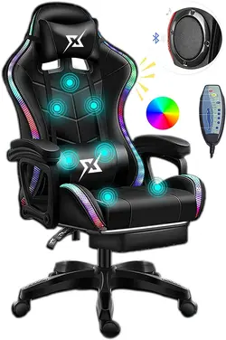 صندلی COOLBABY Gaming Chair LED Light Racing Chair - ارسال 10 الی 15  روز کاری