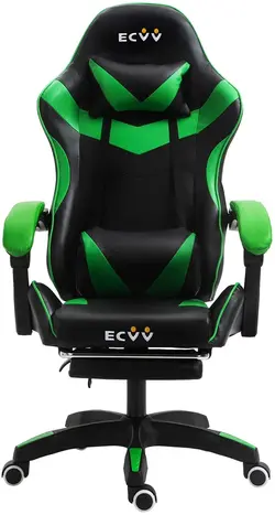 صندلی ECVV Gaming Chair Thickened PU Leather Ergonomic Design Office Chair-ارسال 10 الی 15  روز کاری