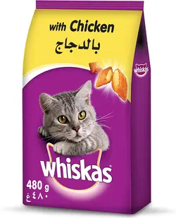 غدای گربه Whiskas Chicken 480g - ارسال 10 الی 15  روز کاری