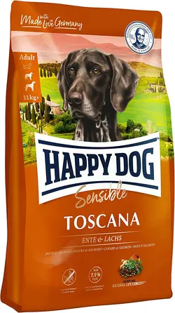 غذای سگ 12.5 کیلو گرمی Happy Dog Supreme Sensible Toscana - ارسال 10 الی 15  روز کاری