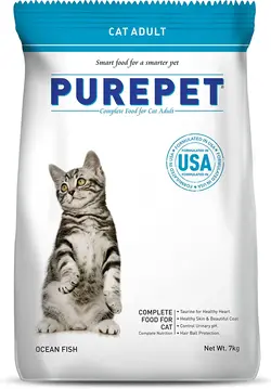 غذای گربه Purepet Ocean Fish Adult Dry Cat Food, 7kg - ارسال 10 الی 15  روز کاری