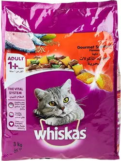 غذای گربه Whiskas Gourmet Seafood - ارسال 7 لی 10 روز کاری