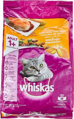 غذای گربه Whiskas Grilled Salmon1.2g - ارسال 10 الی 15  روز کاری