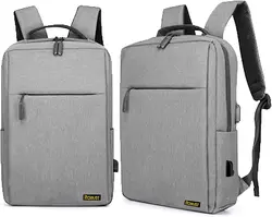 کوله‌پشتی لپ‌تاپ مسافرتی قوی، کیف لپ‌تاپ بادوام ضد سرقت تجاری با درگاه شارژ USB -ارسال 10 الی 15  روز کاری
