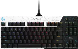 کیبورد گیمینگ مکانیکال لاجیتک مدل Logitech G PRO K/DA LOL - سوئیچ قهوه ای-ارسال 10 الی 15  روز کاری