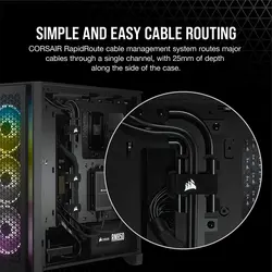 کیس کامپیوتر Corsair 4000D Airflow black - ارسال ۱۵ الی ۲۰ روز کاری