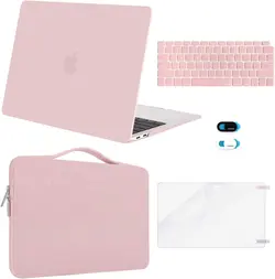 کیف لپ تاپ  پوسته و کیف سخت پلاستیکی و صفحه کلید و پوسته و روکش وب کم و روکش صفحه نمایش MOSISO-ارسال 10 الی 15  روز کاری MOSISO
