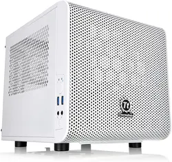 کیس کامپیوتر Thermaltake Core V1 Snow Edition SPCC Mini ITX Cube-ارسال 10 الی 15  روز کاری