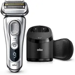 ماشین اصلاح سری 9 براون با پایه شارژ و شستشو مدل 9390cc-ارسال 10 الی 15  روز کاری