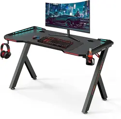میز گیمینگ Generic - Gaming Desk with LED RGB RC Light - ارسال 10 الی 15  روز کاری