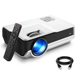 ویدیو پروژکتور FunLites 3000 LUMENS Mini LED Projector-ارسال 10 الی 15  روز کاری