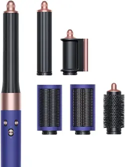 اتو مو و حالت دهنده ی مو Airwrap Dyson ست کامل - رنگ ابی و رزگلد - ارسال 10 الی 15  روز کاری