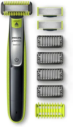بسته جایزه فیلیپس نورلکو OneBlade Face + Body با تیغه رایگان، QP2630/72 -ارسال 10 الی 15  روز کاری