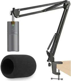 پایه میکروفن ریزر Razer Seiren X Mic Boom Arm with Pop Filter-ارسال 10 الی 15  روز کاری