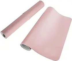 پد ماوس رومیزی بزرگ Bonshine - ضد آب - رنگ سفید+صورتی - ارسال 7 ال 10 روز کاری