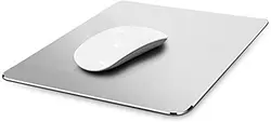 پد ماوس گیمینگ ALMEKAQUZ Silver Metal Aluminum Mouse Pad - ارسال 10 الی 15  روز کاری