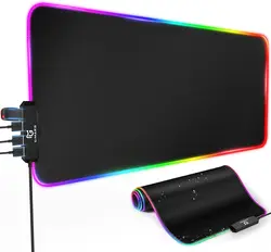 پد ماوس گیمینگ Gimars RGB Gaming Mouse Pad with 4 USB Hubs - ارسال 10 الی 15  روز کاری