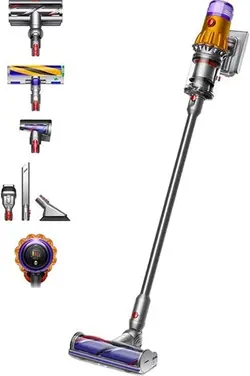 جارو شارژی Dyson - مدل V12 - رنگ زرد و نیکل - ارسال 10 الی 15  روز کاری